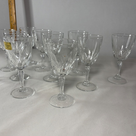 Lummarc Verrerie D'arques A Set of 11 Vintage Cordials Made In France 80s NEW - Picture 6 of 13